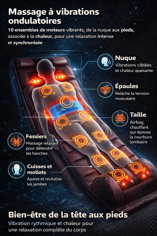 Matelas de Massage Bien-Être Chauffant