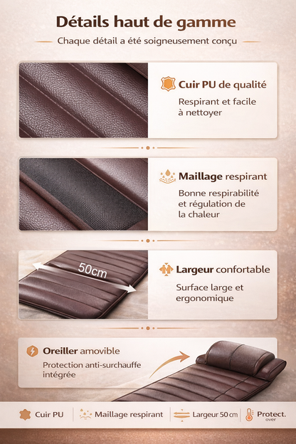 Matelas de Massage Bien-Être Chauffant